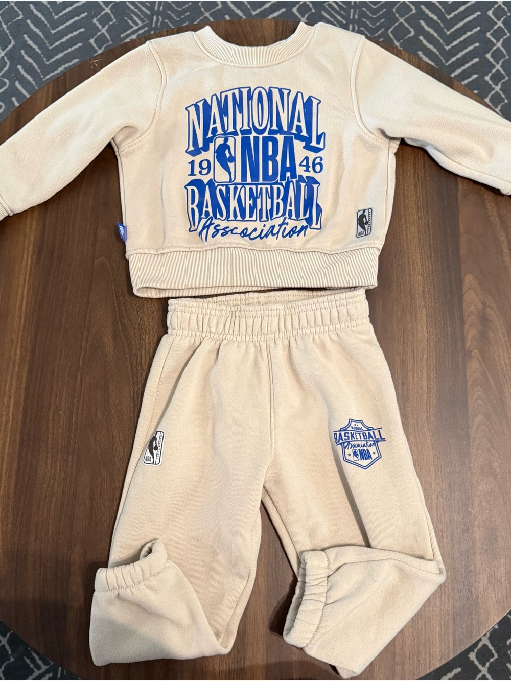 Boys NBA basketball sweatshirt and pants set